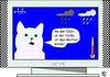 Cartoon: Wetterkatze aus der Region (small) by user unknown tagged oder,neiße,wetter,katze,wetterbericht,tiefdruckgebiet,regen,nässe,kälte