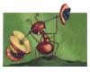 Cartoon: ameise-ant (small) by Lissy tagged illustration,animals,insekt,ameise,frucht,stark,character,bodybuilding,fitness