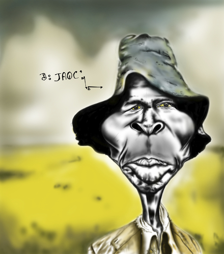 Cartoon: Un Tipo Viejo (medium) by jaime ortega tagged africa,men,hombre,viejo,old,man