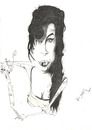 Cartoon: Amy Winehouse (small) by jaime ortega tagged amy winehouse blues rock adiccion