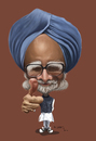 Cartoon: Manmohan Singh (small) by jaime ortega tagged manmohan,singh