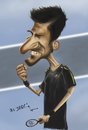 Cartoon: Novak Djokovi (small) by jaime ortega tagged novak,djokovi