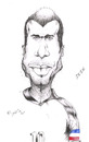 Cartoon: Zidane (small) by jaime ortega tagged futbol,astros,jugador,zizu,zidane,sinedine,10,francia,gallo