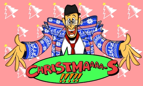 Cartoon: Nostalgia Critic Christmas (medium) by BDTXIII tagged bdtxiii,nostalgiacritic