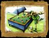 Cartoon: Lady Snooker (small) by LuciD tagged lucido