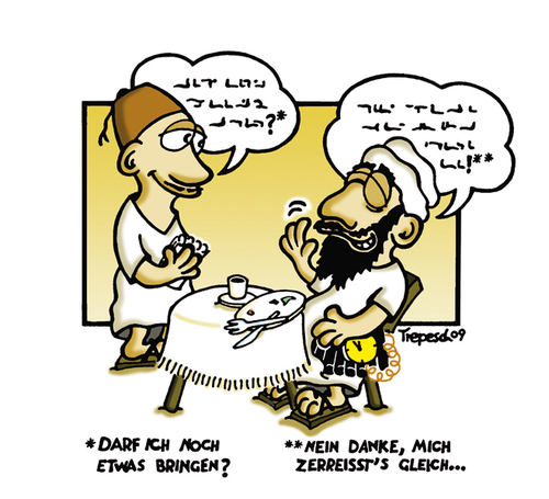 Cartoon: Kahlaua Afghanistan (medium) by Marcus Trepesch tagged culture,clash,bombs,funnies,cartoon,taliban,comic