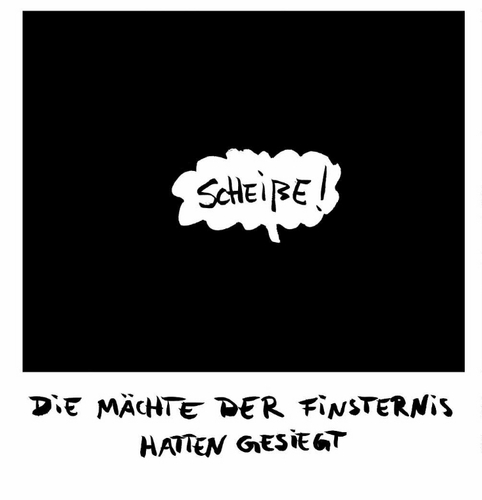 Cartoon: Sieg der dunklen Macht (medium) by Ludwig tagged böse,evil,mächte,finstnis,dunkelheit,sieg,dark,forces,shit,ende