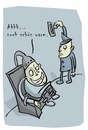 Cartoon: Ahhh... noch schön warm (small) by Ludwig tagged electrocute elektrischer stuhl todesurteil death penalty electric chair todesstrafe hinrichtung
