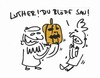 Cartoon: Happy Hallomation Day! (small) by Ludwig tagged halloween,reformation,luther