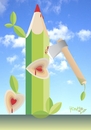 Cartoon: disappointment III (small) by Tonho tagged pencil,nature,ecology