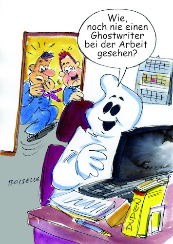 Cartoon: Ghostwriter (medium) by Boiselle tagged lustig,humor,witzig,ghostwriter,steffen,boiselle,computer,pc,internet,laptop,büro,schreibtisch,geist,kalender,mitarbeiter,kollegen,ghost,writer,ghostwriter,steffen,boiselle,computer,pc,internet,laptop,büro,schreibtisch,geist,kalender,mitarbeiter,kollegen,ghost,writer