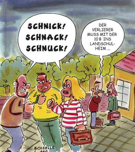 Cartoon: Schullandheim (medium) by Boiselle tagged lehrer,alltag,steffen,boiselle
