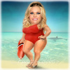 Cartoon: Pamela Anderson (small) by funny-celebs tagged pamelaanderson baywatch canada hollywood playboy playmate sexsymbol peta barbwire
