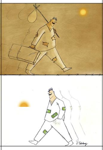 Cartoon: migration and return (medium) by aytrshnby tagged migration,and,return