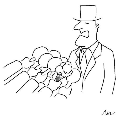 Cartoon: politicians and media (medium) by aytrshnby tagged politicians,and,media