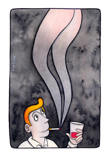 Cartoon: Vices (medium) by Pecchia tagged pecchia,humour,cartoon