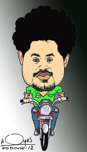 Cartoon: junior super  star (medium) by koyaskodinhi tagged caricature