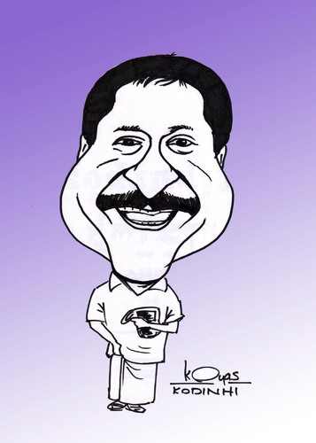 Cartoon: sreenivasan .actore and director (medium) by koyaskodinhi tagged caricature