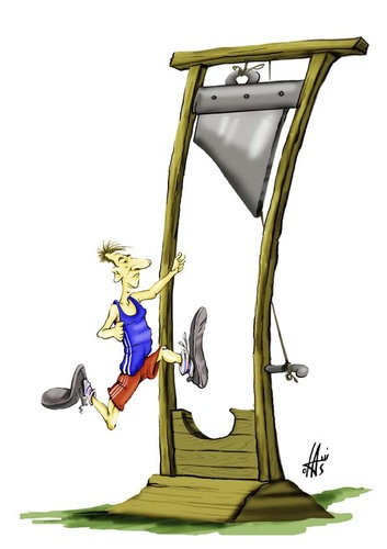 Cartoon: no title (medium) by Nikola Otas tagged sport