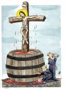 Cartoon: no title (small) by Nikola Otas tagged blood,is,thicker,than,water