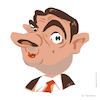 Cartoon: Mr. Bean (small) by hopsy tagged mrbean,rowanatkinson,actor,fingerpainting,ipadair,sketchclub,caricature,portrait,digital,petertemesi,temesi
