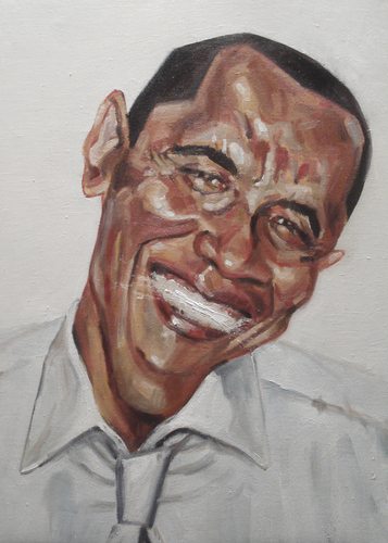 Cartoon: Barack Hussein Obama (medium) by Dailydanai tagged barack,obama,president,united,states,of,america,politics,dailydanai
