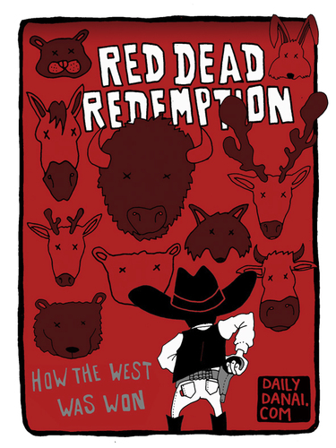 Cartoon: Red Dead Redemption (medium) by Dailydanai tagged red,dead,redemption