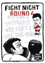 Cartoon: Fight Night Round 4 (small) by Dailydanai tagged fight night round four ae games videogames