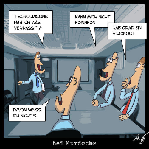 Cartoon: Bei Murdochs (medium) by Anjo tagged abhören,abhörskandal,journalismus,presse,boulevard,skandal,england,murdoch,großbritannien,britain,great,blackout,world,the,of,news,sun,management,management,großbritannien,blackout,murdoch,england,presse,boulevard,journalismus,skandal