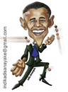 Cartoon: barack obama (small) by indika dissanayake tagged barack,obama,america