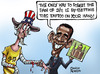 Cartoon: Living with 9-11 wound (small) by Satish Acharya tagged obama ground zero america mosque