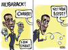 Cartoon: MUBARACK! (small) by Satish Acharya tagged egypt usa barack obama arab world