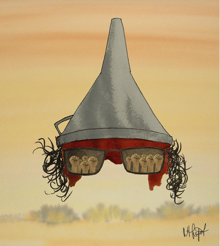 Cartoon: kadhafi le fou sanglant (medium) by No tagged kadhafi,crazy,fou,libya,libye