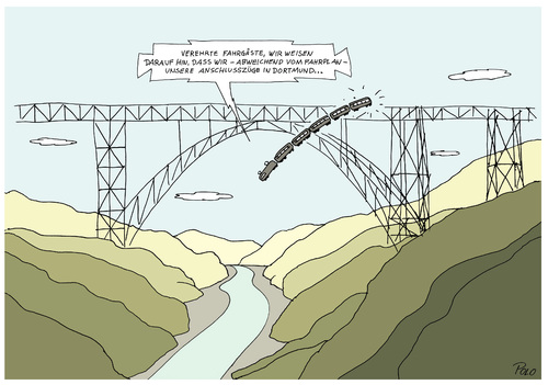 Cartoon: Deutsche Bahn (medium) by POLO tagged db,bahn,zug,schiene,zugverkehr,anschluss,verkehr,db,bahn,zug,schiene,zugverkehr,anschluss,verkehr