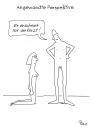 Cartoon: Angewandte Perspektive (small) by POLO tagged penis,mann,frau,sex,perspektive