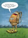 Cartoon: Deutschland Rucksack (small) by POLO tagged rucksack may not be translated