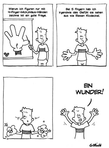 Cartoon: 4-Finger-MickMause ... (medium) by gallion tagged tagebuch,handschuhfisch,gallion,menschen,micky,mause,comicstrip