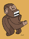 Cartoon: 3D-Primate (small) by Musluk tagged primate 3d