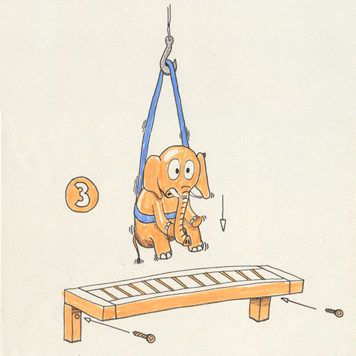 Cartoon: Molger 3 (medium) by Frank Zimmermann tagged bedienungsanleitung,ikea,molger,instruction,manual,elefant