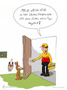 Cartoon: Paketbote beim Osterhase (small) by Frank Zimmermann tagged bote,bunny,cartoon,christmas,dhl,door,easter,funny,mailman,open,package,hase,osterhase,ostern,paket,postbote,päckchen,schreien,treppenhaus,tür,offen,korb,eier