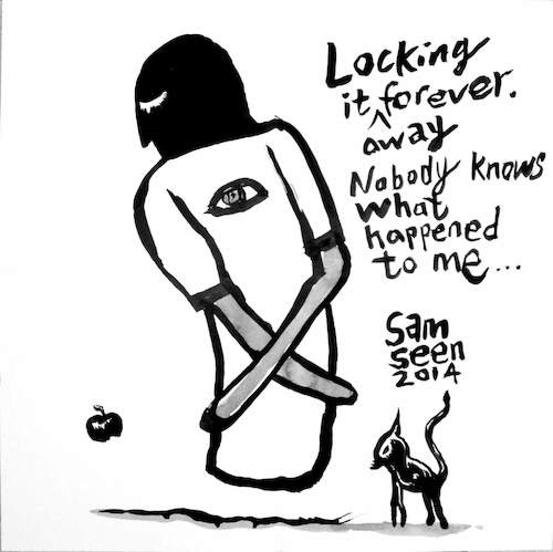 Cartoon: Back (medium) by sam seen tagged eyes