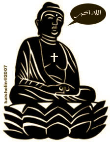 Cartoon: Mixture-Buddha (medium) by sam seen tagged buddha