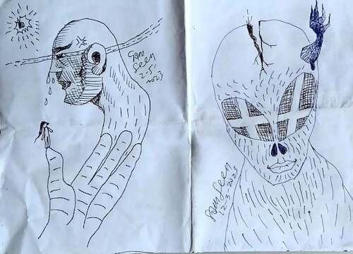 Cartoon: New Age (medium) by sam seen tagged new,age