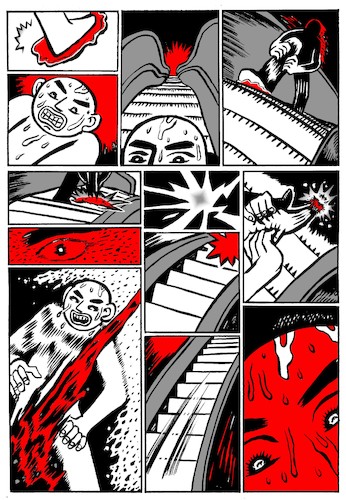 Cartoon: Escalator (medium) by sam seen tagged sam,seen