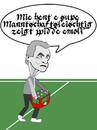 Cartoon: Schweiz gegen Ecuador (small) by sharko tagged schweiz,fussball,ecuador,hitzfeld