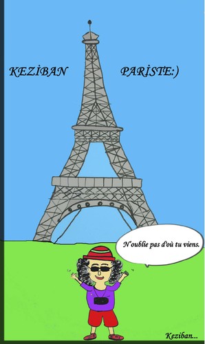 Cartoon: paris (medium) by keziban tagged paris
