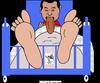 Cartoon: FOOT (small) by AHMEDSAMIRFARID tagged foot,president,egypt,mubarak