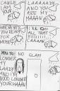 Cartoon: celine dion ruins relationships. (small) by maryhasafantasy tagged celine,dion,shower,singing,relationship,break,up