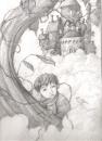Cartoon: jack and the beanstock (small) by orchard tagged pencil,fairy,tales