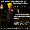 Cartoon: Gastkommentar Trump (small) by PuzzleVisions tagged puzzlevisions,trump,einreiseverbot,executive,order,travel,ban,muslime,muslims